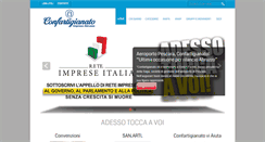 Desktop Screenshot of confartigianatoabruzzo.it